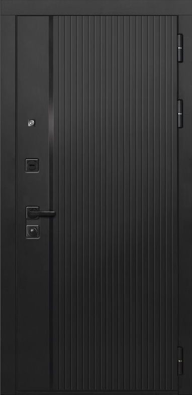 Дверь ДвериПРО L-45 ФЛ-677 (10мм, белый матовый) DPRO190904