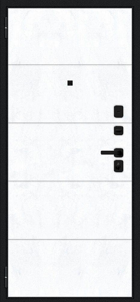 Товар Дверь Граффити-1 Инсайд/SBlack Букле черное/Snow Art BR6224