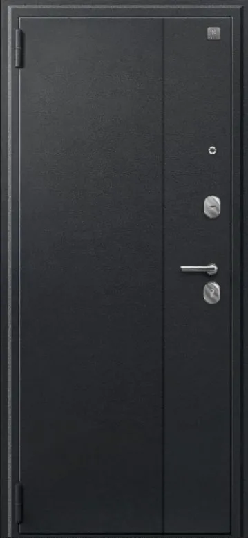 Товар Дверь A-06 черный сатин - бетон светлый DIS007337